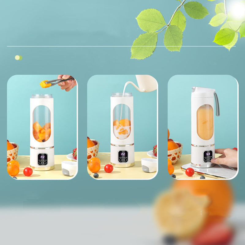 🍊 Hordozható vezeték nélküli turmixgép – Erőteljes, USB-ről tölthető, hosszú üzemidő ⭐