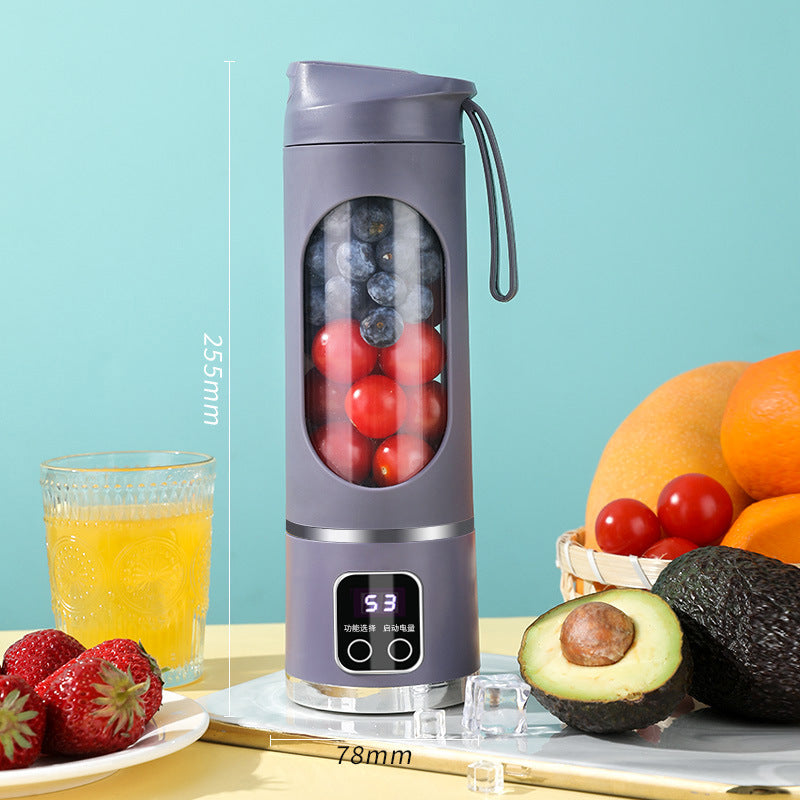 🍊 Hordozható vezeték nélküli turmixgép – Erőteljes, USB-ről tölthető, hosszú üzemidő ⭐