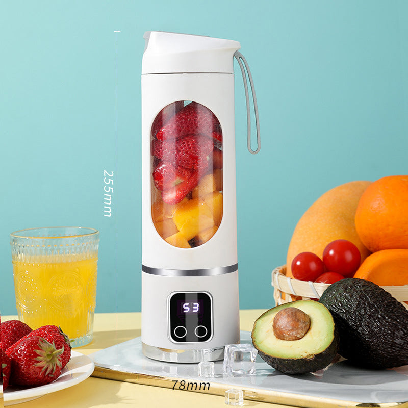 🍊 Hordozható vezeték nélküli turmixgép – Erőteljes, USB-ről tölthető, hosszú üzemidő ⭐