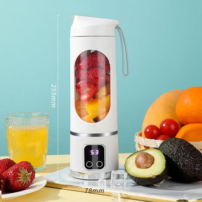 🍊 Hordozható vezeték nélküli turmixgép – Erőteljes, USB-ről tölthető, hosszú üzemidő ⭐