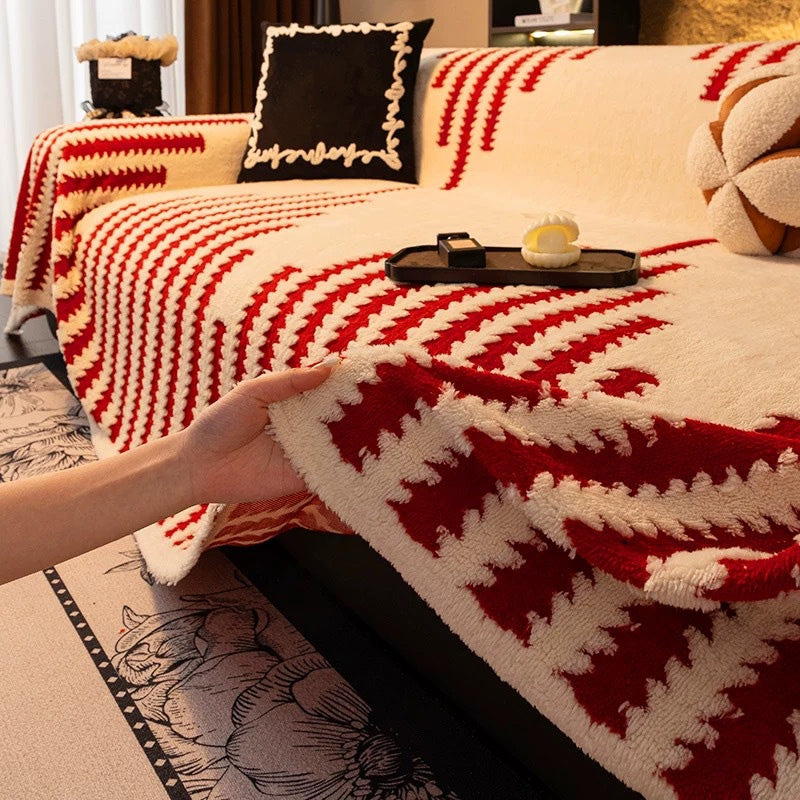 🛋️Vastag, csúszásmentes kanapé takaró, tökéletes a kényelmes őszi és téli hónapokhoz.