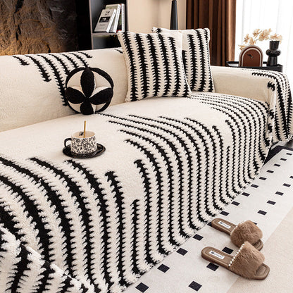 🛋️Vastag, csúszásmentes kanapé takaró, tökéletes a kényelmes őszi és téli hónapokhoz.