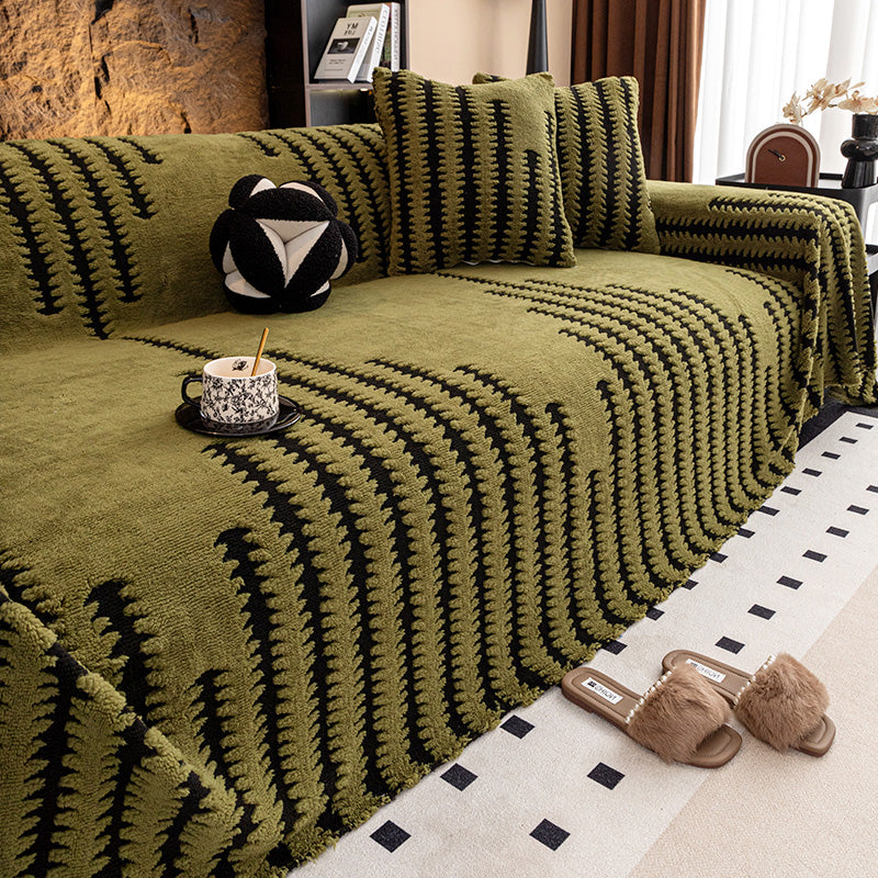 🛋️Vastag, csúszásmentes kanapé takaró, tökéletes a kényelmes őszi és téli hónapokhoz.