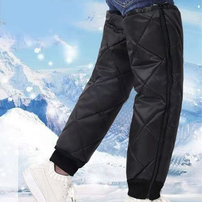 Téli szélálló meleg lábszárvédő