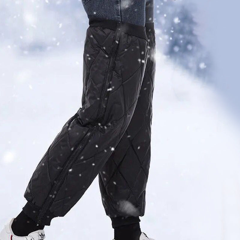 Téli szélálló meleg lábszárvédő