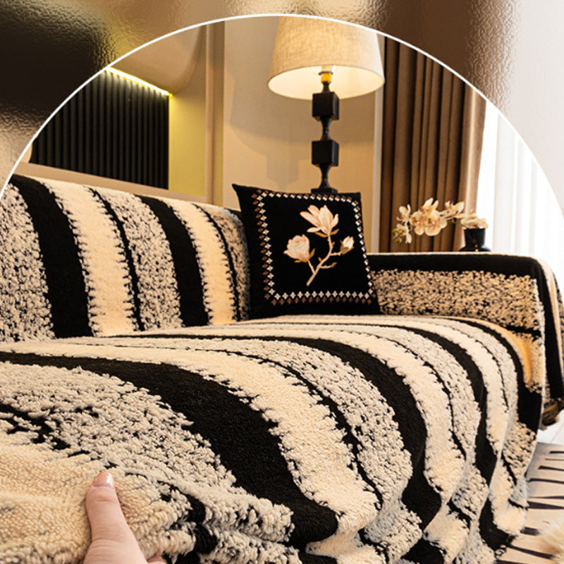 🛋️ Puha, csúszásmentes plüss kanapéhuzat