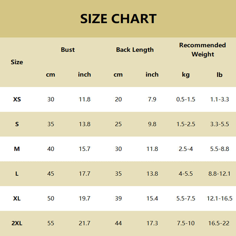 Meleg négylábú kabát hámmal