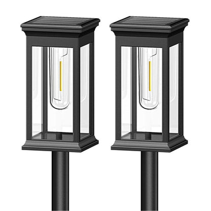 🌞🔋 Kültéri napelemes kerti karó lámpa 🏡💡