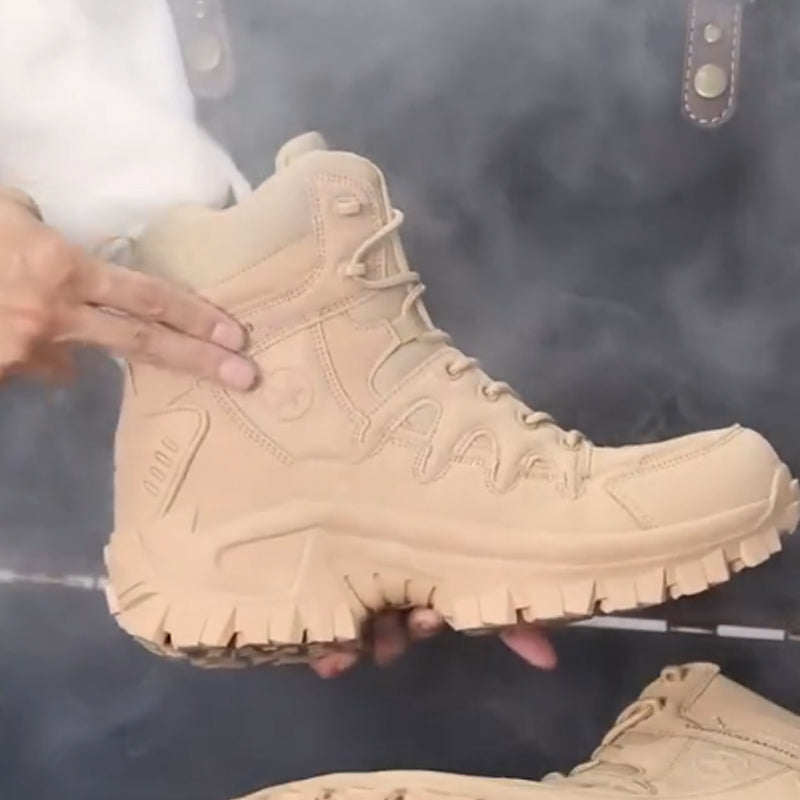 🔥Férfi strapabíró és stílusos magas szárú szabadtéri csizma