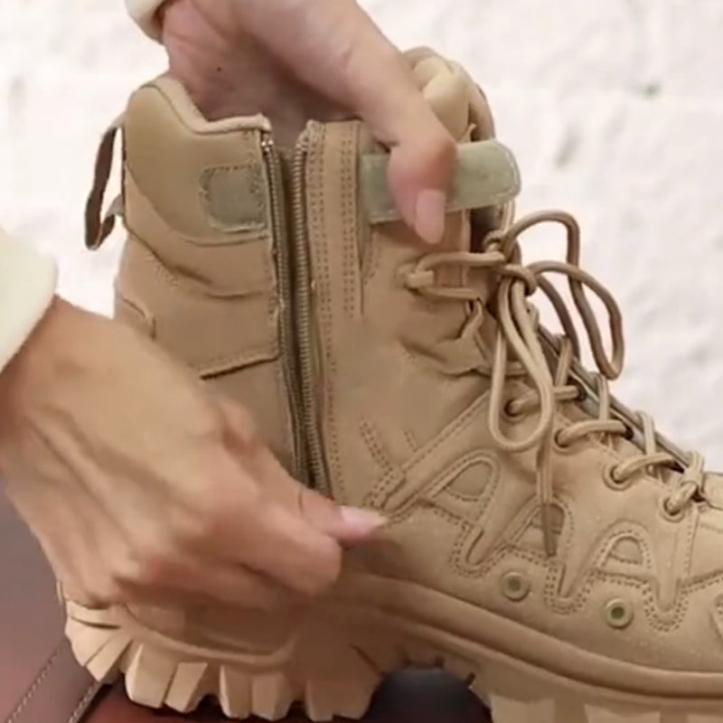 🔥Férfi strapabíró és stílusos magas szárú szabadtéri csizma