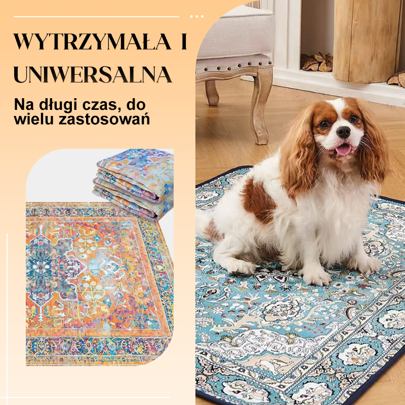 🐱🐾 Mosható bohém stílusú kisállatszőnyeg 🐶💕