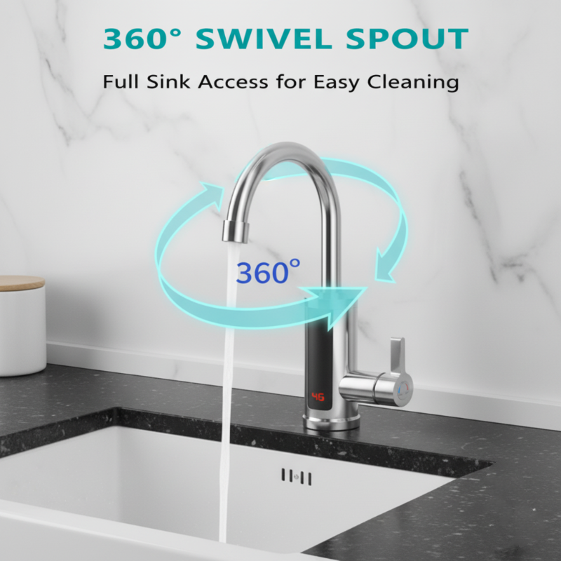 Tartály nélküli azonnali melegvíz-melegítő csaptelep ⚡🌡️💧