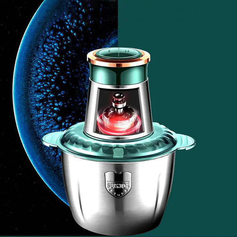 Többfunkciós, nagy teljesítményű daráló nagy kapacitással, 304 rozsdamentes acélból.