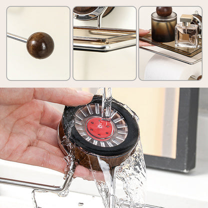 🧻Uchwyt na rolkę papieru toaletowego bez otworu z półką