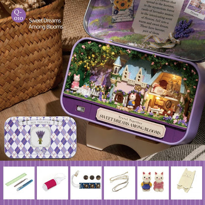 🎅🎁Dobozos Színház Babaház Barkácskészlet