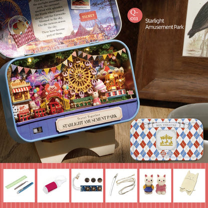 🎅🎁Dobozos Színház Babaház Barkácskészlet