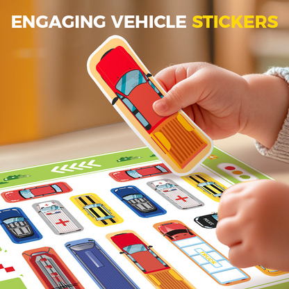 ✨Gyermek parkolási kirakós🧠Logikai gondolkodási puzzle 400/800 Puzzle