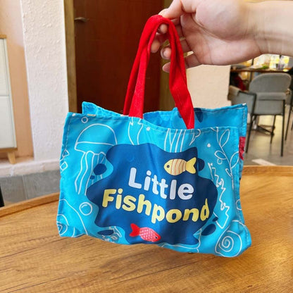 🐟Gyerek horgász játék szett, egymásra rakható poharakkal