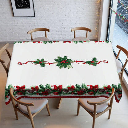 Dekoratív, ünnepi, folyadékálló asztalterítő