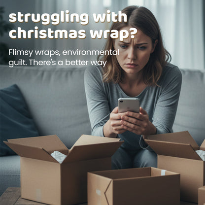 【3 +2 ingyenes】🎄Karácsonyi ajándékcsomagoló papír (70 x 50 cm)