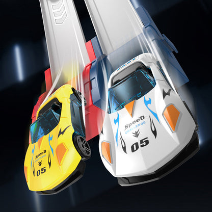 🚗🎁Gyerekeknek szóló versenypálya kettős autóindítóval