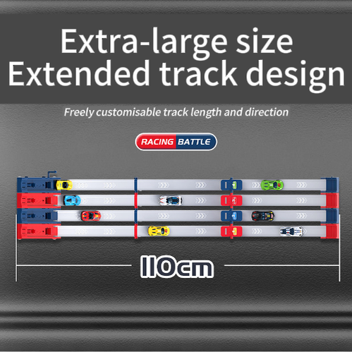 🚗🎁Gyerekeknek szóló versenypálya kettős autóindítóval