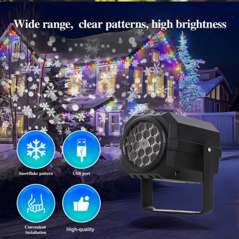 🎄✨ Forgó LED-vetítő karácsonyi motívumokkal – varázslatos fényhatások és egyedülálló karácsonyi dekoráció