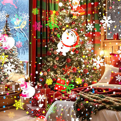 🎄✨ Forgó LED-vetítő karácsonyi motívumokkal – varázslatos fényhatások és egyedülálló karácsonyi dekoráció