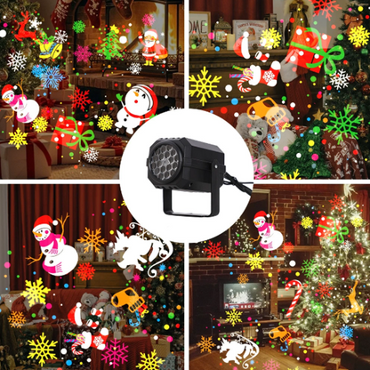 🎄✨ Forgó LED-vetítő karácsonyi motívumokkal – varázslatos fényhatások és egyedülálló karácsonyi dekoráció