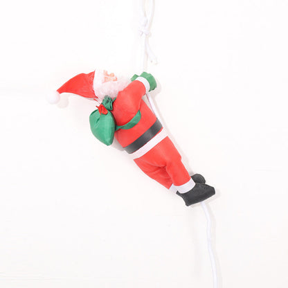 Santa Claus Climbing Ladder Holiday Prop