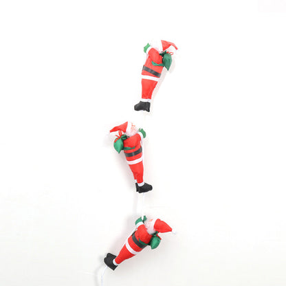 Santa Claus Climbing Ladder Holiday Prop