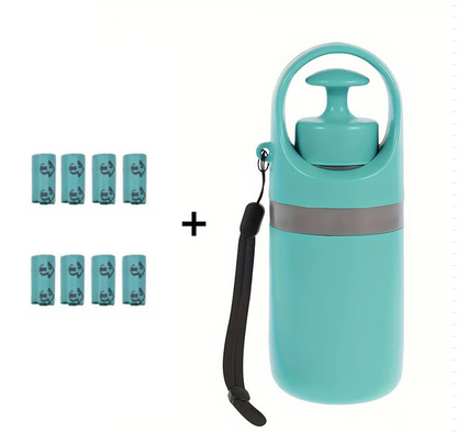 🐶Mini hordozható kutyakaki-lapát zsákadagolóval