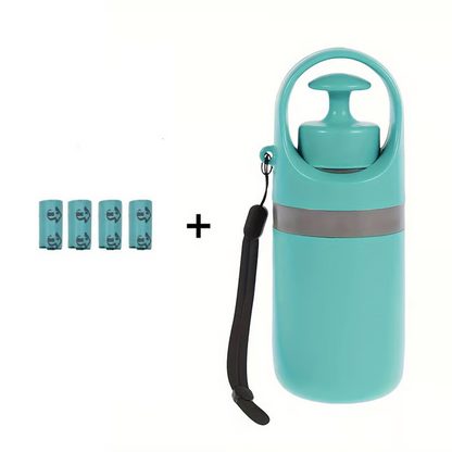 🐶Mini hordozható kutyakaki-lapát zsákadagolóval