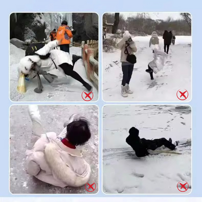 🔥❄️Csúszásgátló Jégkaparó Mangánacél Szegekkel