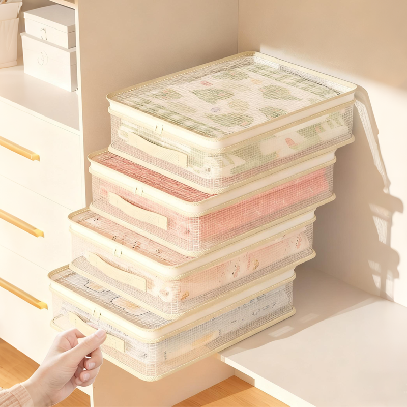 🎁✨ 2+3 INGYEN! Extra nagy kapacitású összecsukható tárolótáska – Mindennek jut hely! 🏡