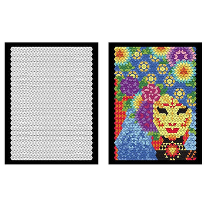 🎨 Mozaik színezőkönyv + kettős hegyű tollak, lazíts és szórakozz!