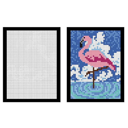 🎨 Mozaik színezőkönyv + kettős hegyű tollak, lazíts és szórakozz!
