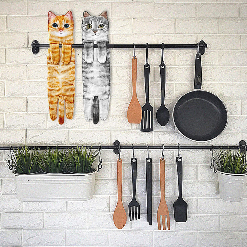 😺 Bájos törülköző kiscicával