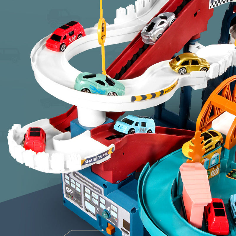 Dinosaurus rámpa pálya játék szett gyerekeknek