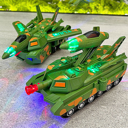 Kids Deformation Tank Toy with Lighting & Music