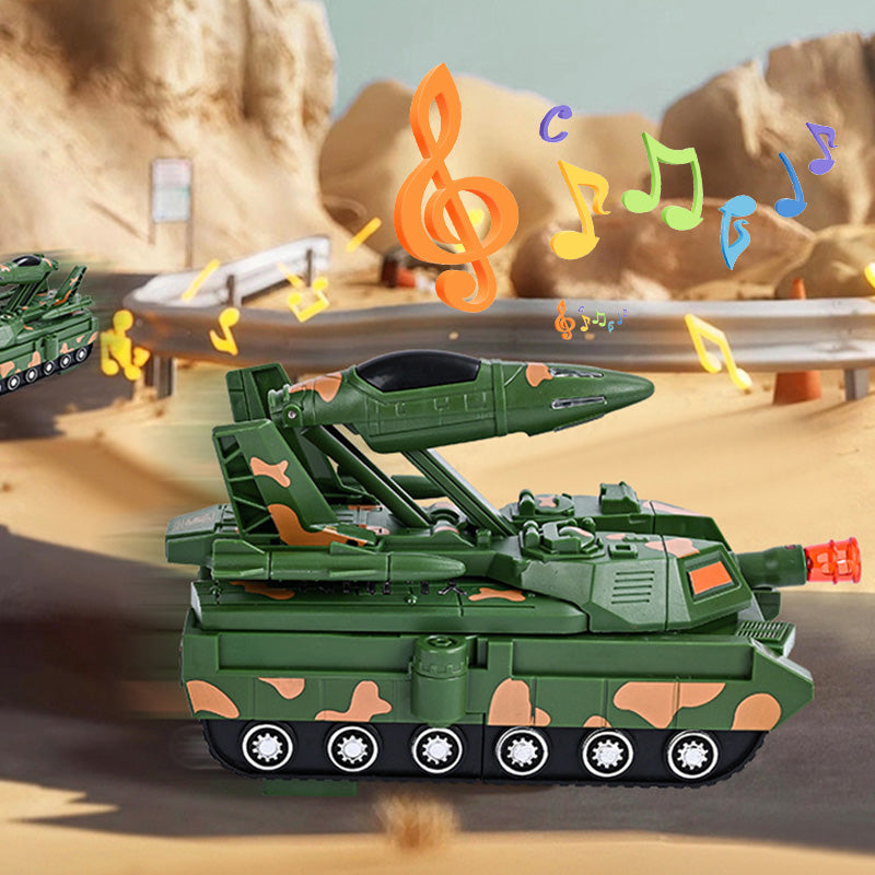 Kids Deformation Tank Toy with Lighting & Music