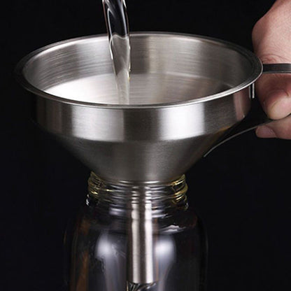 304 Rozsdamentes acél szűrő tölcsér