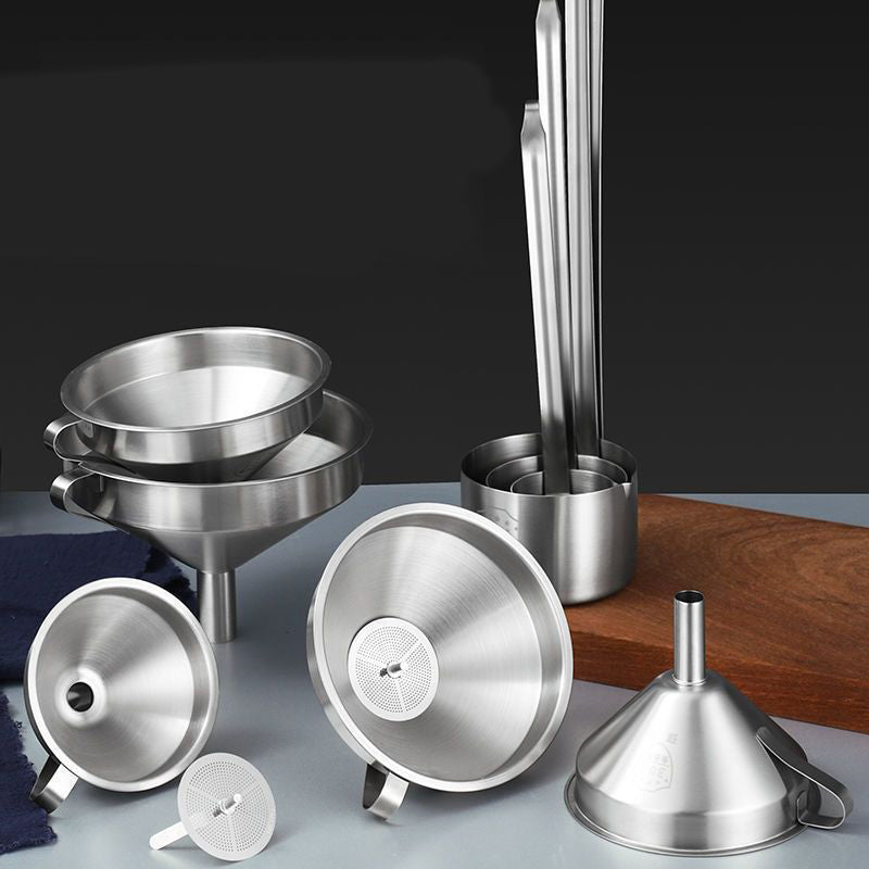 304 Rozsdamentes acél szűrő tölcsér