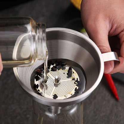 304 Rozsdamentes acél szűrő tölcsér