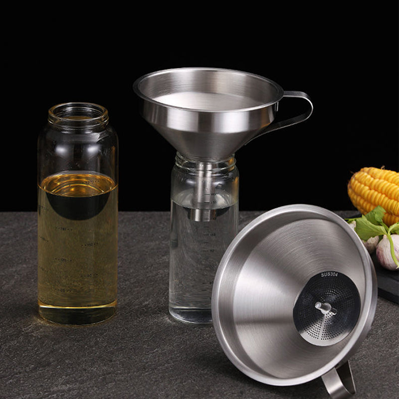 304 Rozsdamentes acél szűrő tölcsér