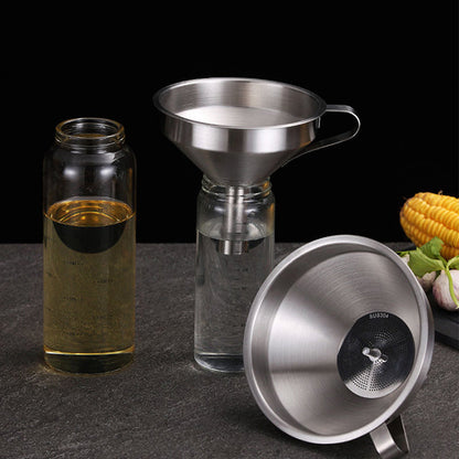 304 Rozsdamentes acél szűrő tölcsér