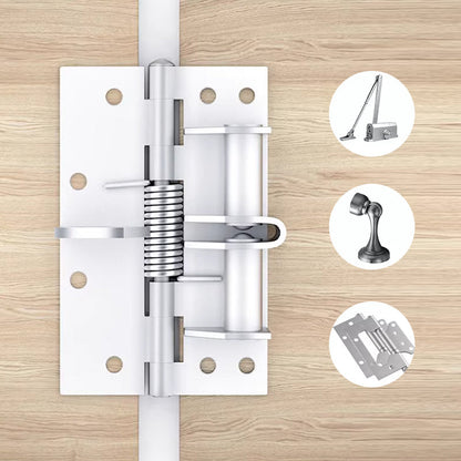 Önzáró rugós ajtópánt (csavarokkal felszerelve)