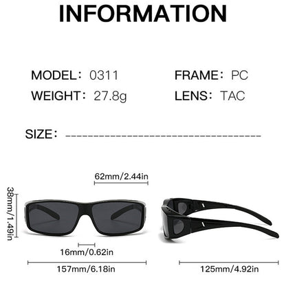 🚗A biztonságos vezetéshez elengedhetetlen💕 Unisex divatos polarizált napszemüveg