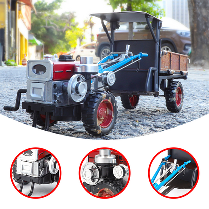 1:24 méretarányú vintage traktor játékmodell