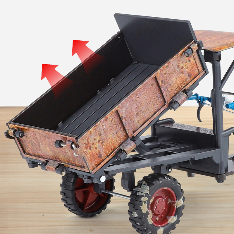 1:24 méretarányú vintage traktor játékmodell